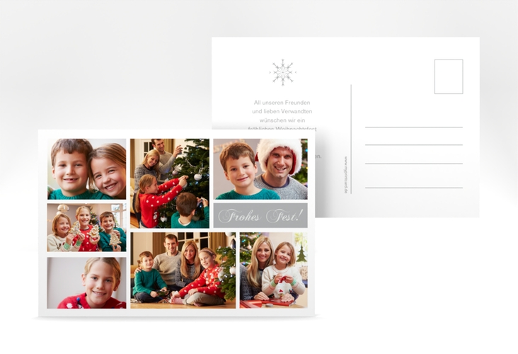 Weihnachtskarte Images A6 Postkarte zum Selbstgestalten mit vielen Fotos