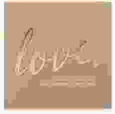Gästebuch Selection Hochzeit Glam Leinen-Hardcover beige
