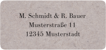 Klick: Details zu Absenderetikett Hochzeit "Hands" anzeigen Absenderetikett Hochzeit Hands 45,7 x 21,2 mm Kraftpapier mit sich haltenden Händen im Monoline-Stil