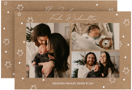 Klick: Details zu Weihnachtskarte "Sternenschnee" anzeigen Weihnachtskarte "Sternenschnee"