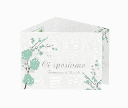 Klick: Details zu Inviti matrimonio collezione Salerno anzeigen Inviti matrimonio collezione Salerno A6 doppelt geklappt azzuro