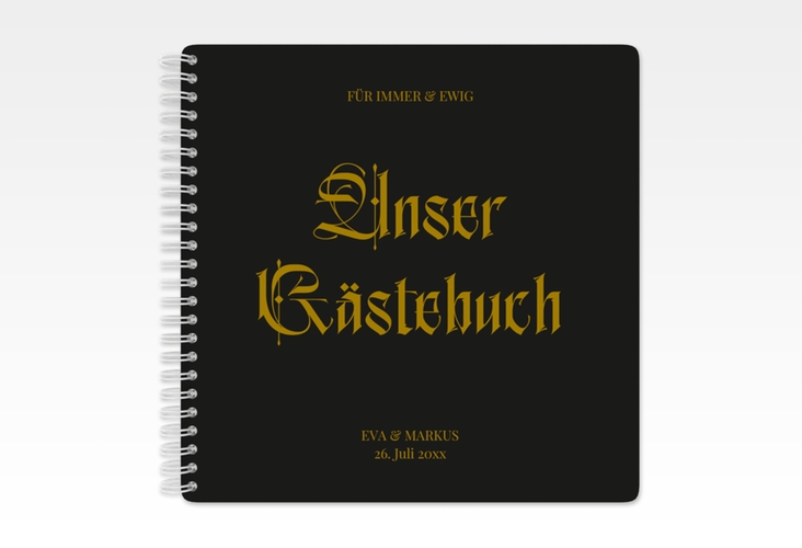 Gästebuch Hochzeit Wednesday Ringbindung