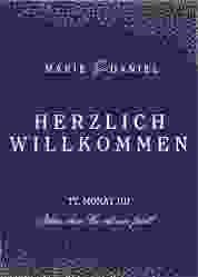 Willkommensschild Poster Glitter 50 x 70 cm Poster blau