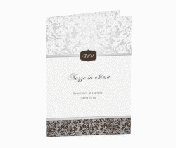 Klick: Details zu Libro messa matrimonio collezione Latina anzeigen Libro messa matrimonio collezione Latina DIN A5 geklappt marrone