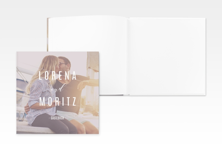 Gästebuch Creation Memory 20 x 20 cm, Hardcover grau