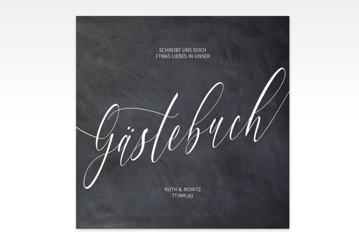 Gästebuch Creation Chalkboard 20 x 20 cm, Hardcover