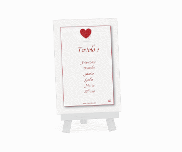 Klick: Details zu Segnaposti matrimonio collezione Colonia anzeigen Segnaposti matrimonio collezione Colonia Tischaufsteller