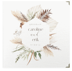 Klick: Details zu Gästebuch Selection Hochzeit "Bohemian" anzeigen Gästebuch Selection Hochzeit Bohemian Leinen-Hardcover weiss
