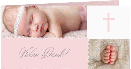 Klick: Details zu Danksagung Taufe "Blossom" anzeigen Danksagung Taufe "Blossom"