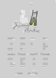 Sitzplan Poster Hochzeit "Trachtenhochzeit"