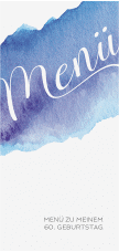 Klick: Details zu Menükarte Geburtstag "Aquarell" anzeigen Menükarte Geburtstag "Aquarell"