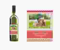 Etichette vino matrimonio collezione Sorrento Etikett Weinflasche 4er Set rosso