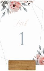 Tischnummer Acryl Hochzeit Perfection