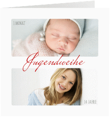 Einladung Jugendweihe "Grown"