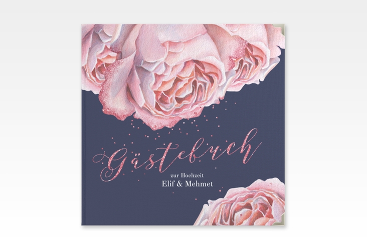 Gästebuch Selection Hochzeit Cherie Leinen-Hardcover rosa