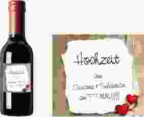 Piccoloetikett Hochzeit "Reichenhall"