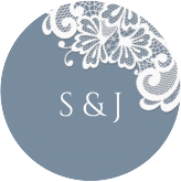 Klick: Details zu Aufkleber Hochzeit "Vintage" anzeigen Aufkleber Hochzeit Vintage Aufkleber, selbstklebend, rund blau mit floraler Spitze