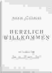 Willkommensschild Leinwand Glitter 50 x 70 cm Leinwand weiss