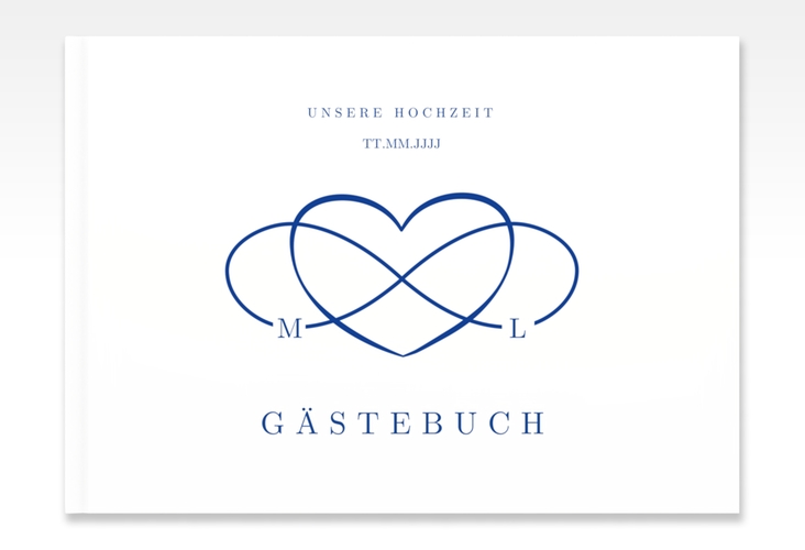 Gästebuch A4 quer Infinity A4 quer, Hardcover