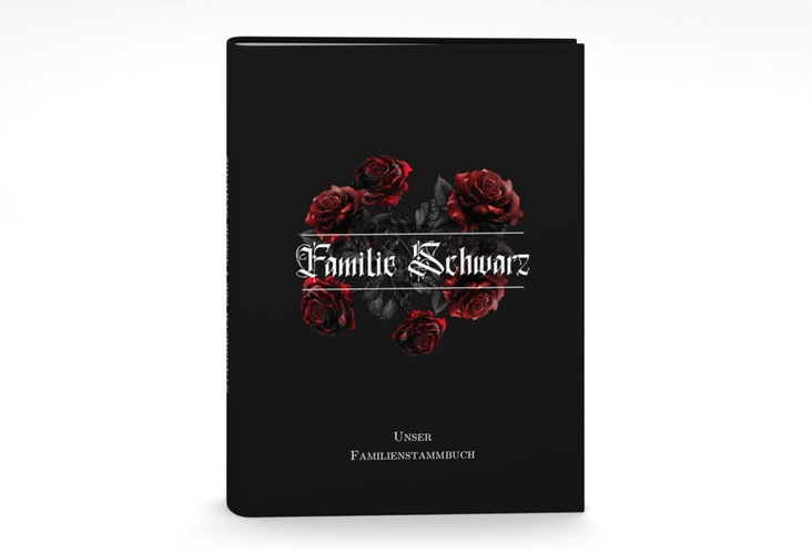 Stammbuch A5 Gothic Rose Stammbuch A5 schwarz