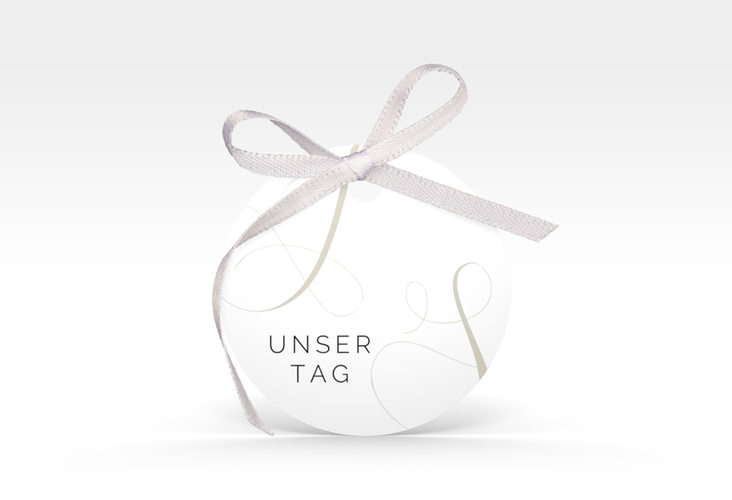 Geschenkanhänger Hochzeit Eheschließung Geschenkanhänger, rund