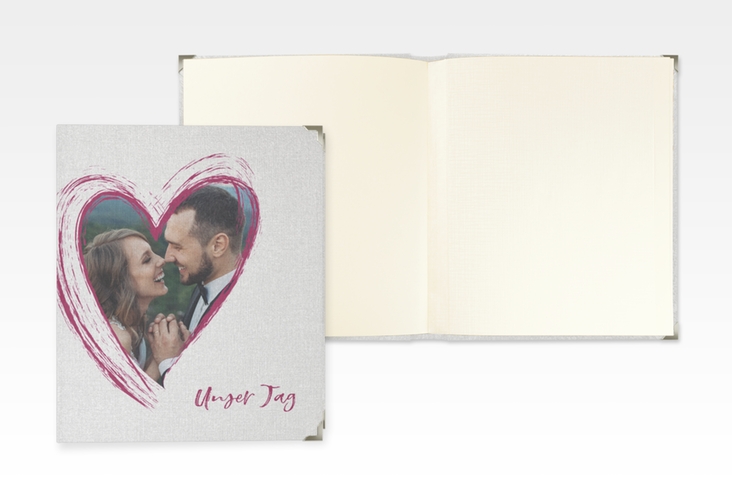 Hochzeitsalbum Liebe 21 x 25 cm pink
