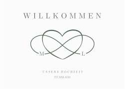 Klick: Details zu Willkommensschild Poster "Infinity" anzeigen Willkommensschild Poster Infinity 70 x 50 cm Poster gruen