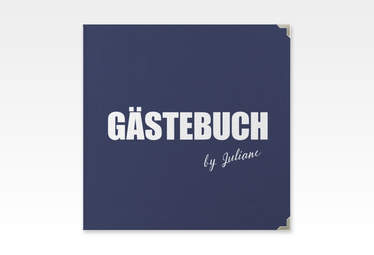 Gästebuch Selection Geburtstag Zig Leinen-Hardcover blau