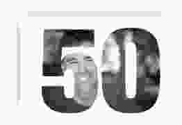 Einladung 50. Geburtstag "Numbers"