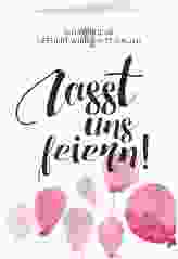 Einladung 60. Geburtstag "Ballon"