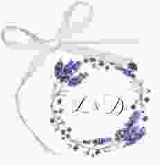 Geschenkanhänger Hochzeit "Lavendel"