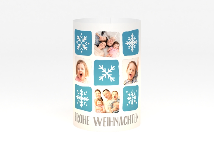 Windlicht Weihnachten Snowflakes Windlicht