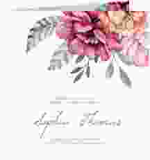 Hochzeitseinladung "Blooming"