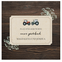 Gästebuch Creation "Bauernhochzeit"