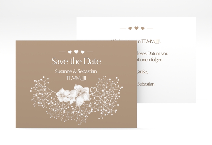 Save the Date-Visitenkarte "Jena" Visitenkarte hochglanz