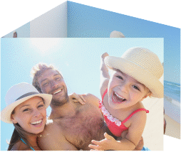 A6 Klappkarte doppelt - 6 Bilder A6 Doppel-Klappkarte