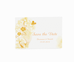Klick: Details zu Biglietti Save the Date collezione Ravenna anzeigen Biglietti Save the Date collezione Ravenna A6 Postkarte