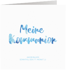 Kommunionseinladung "Flora"