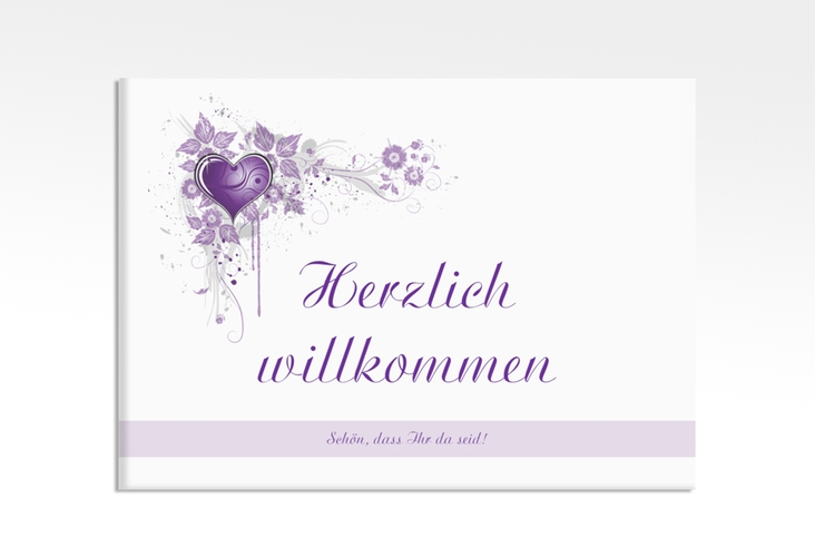 Willkommensschild Leinwand Triest 70 x 50 cm Leinwand