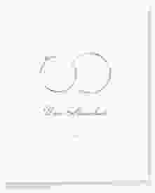 Stammbuch A4 Trauringe Stammbuch A4 grau minimalistisch gestaltet mit zwei Eheringen