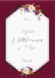 Willkommensschild Poster Prachtvoll 50 x 70 cm Poster rot