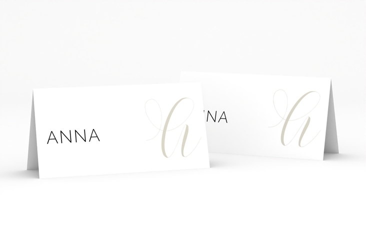 Tischkarte Hochzeit Eheschließung Tischkarten weiss