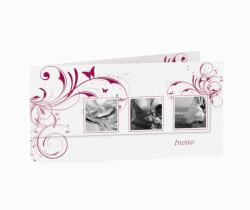 Klick: Details zu Inviti matrimonio collezione Palma anzeigen Inviti matrimonio collezione Palma DIN lang Klappkarte marrone
