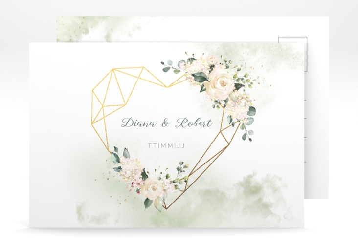 Save the Date-Postkarte Adore A6 Postkarte