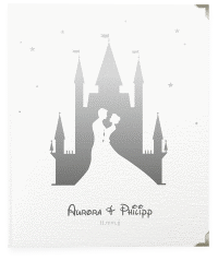 Klick: Details zu Hochzeitsalbum "Castle" anzeigen Hochzeitsalbum Castle 21 x 25 cm grau