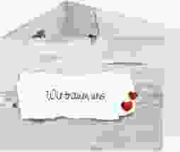 Hochzeitseinladung Reichenhall A6 Doppel-Klappkarte weiss