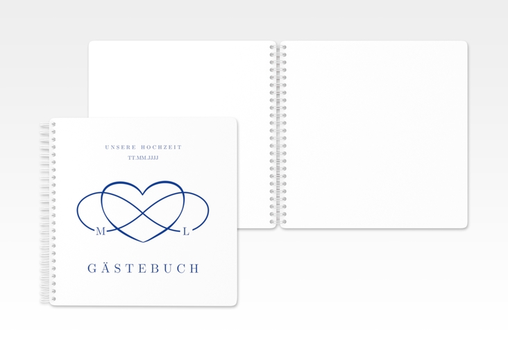 Gästebuch Hochzeit Infinity Ringbindung