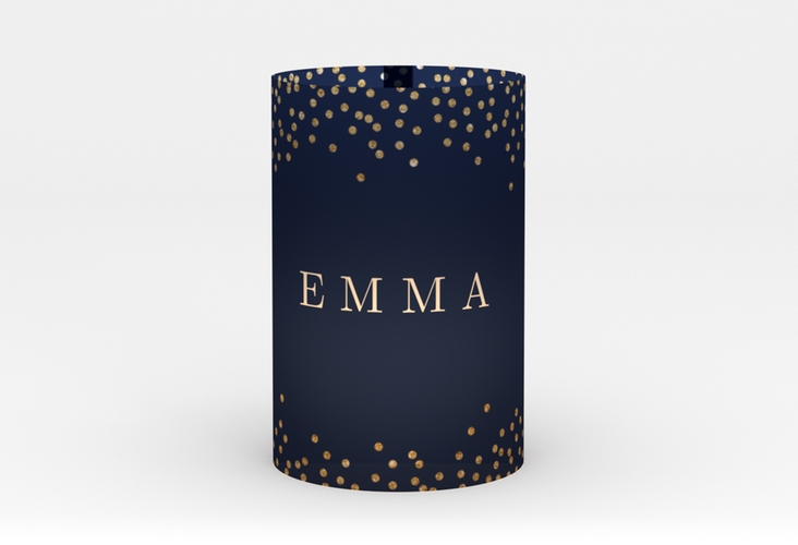 Windlicht Hochzeit Glitter Windlicht blau