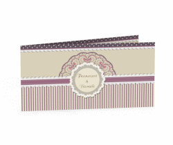 Klick: Details zu Inviti matrimonio collezione Sorrento anzeigen Inviti matrimonio collezione Sorrento DIN lang Klappkarte lila