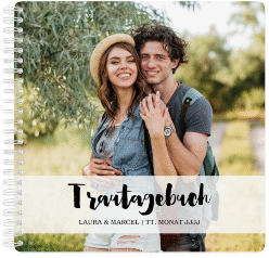 Klick: Details zu Trautagebuch Hochzeit "Mirage" anzeigen Trautagebuch Hochzeit "Mirage" Trautagebuch Hochzeit weiss